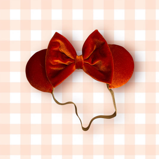 MINI BURNT ORANGE VELVET