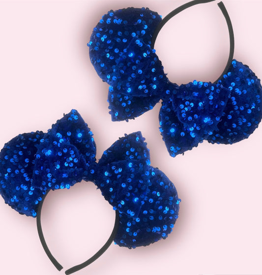 ROYAL BLUE VELVET SEQUIN