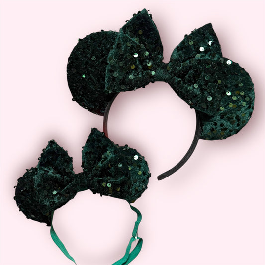 EVERGREEN VELVET SEQUIN