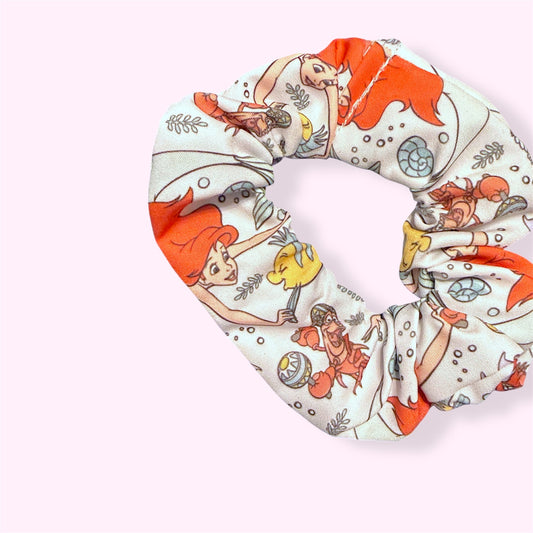 UNDER THE SEA PRINCESS // SCRUNCHIE!