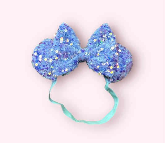 MINI BLUE LAGOON VELVET SEQUIN