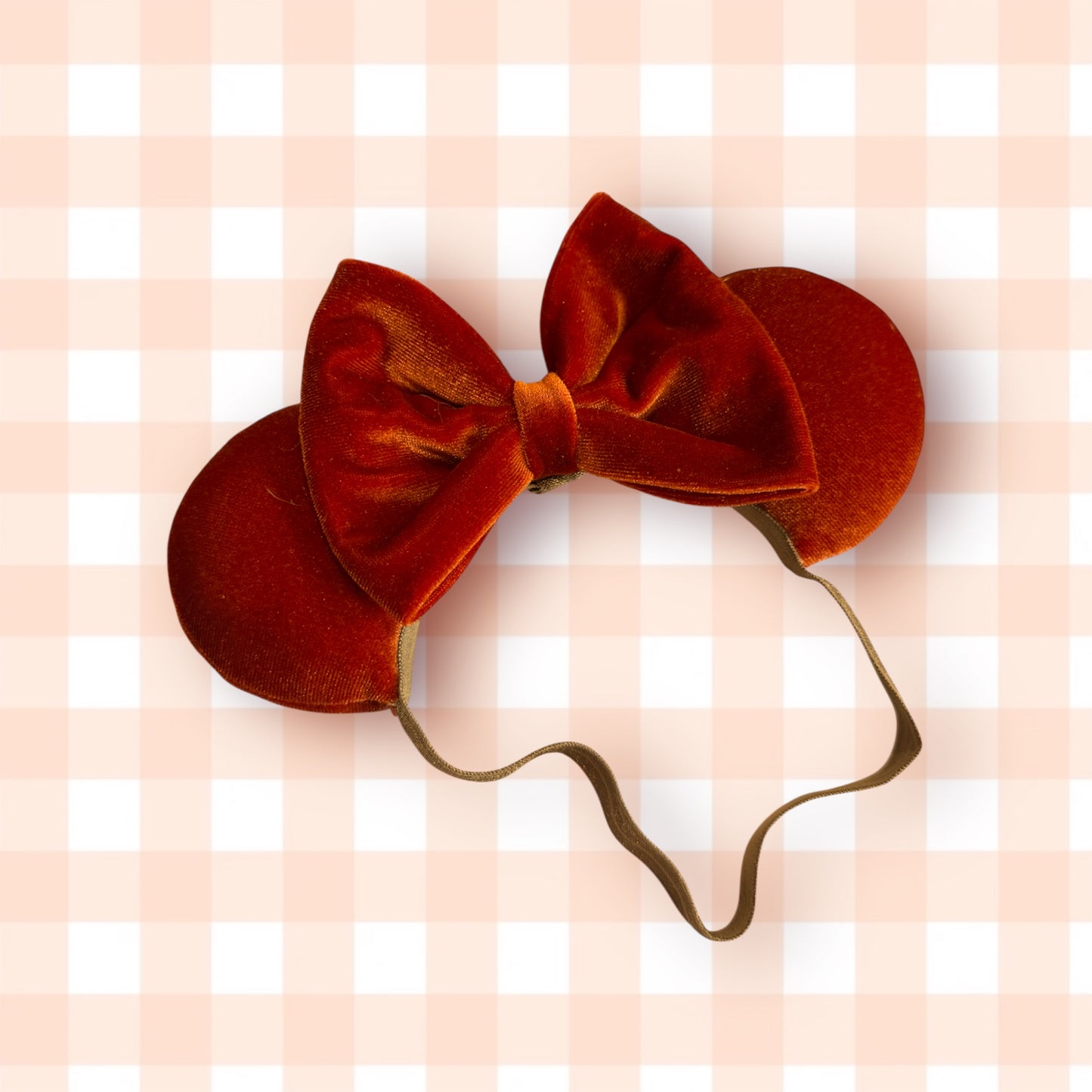 MINI BURNT ORANGE VELVET