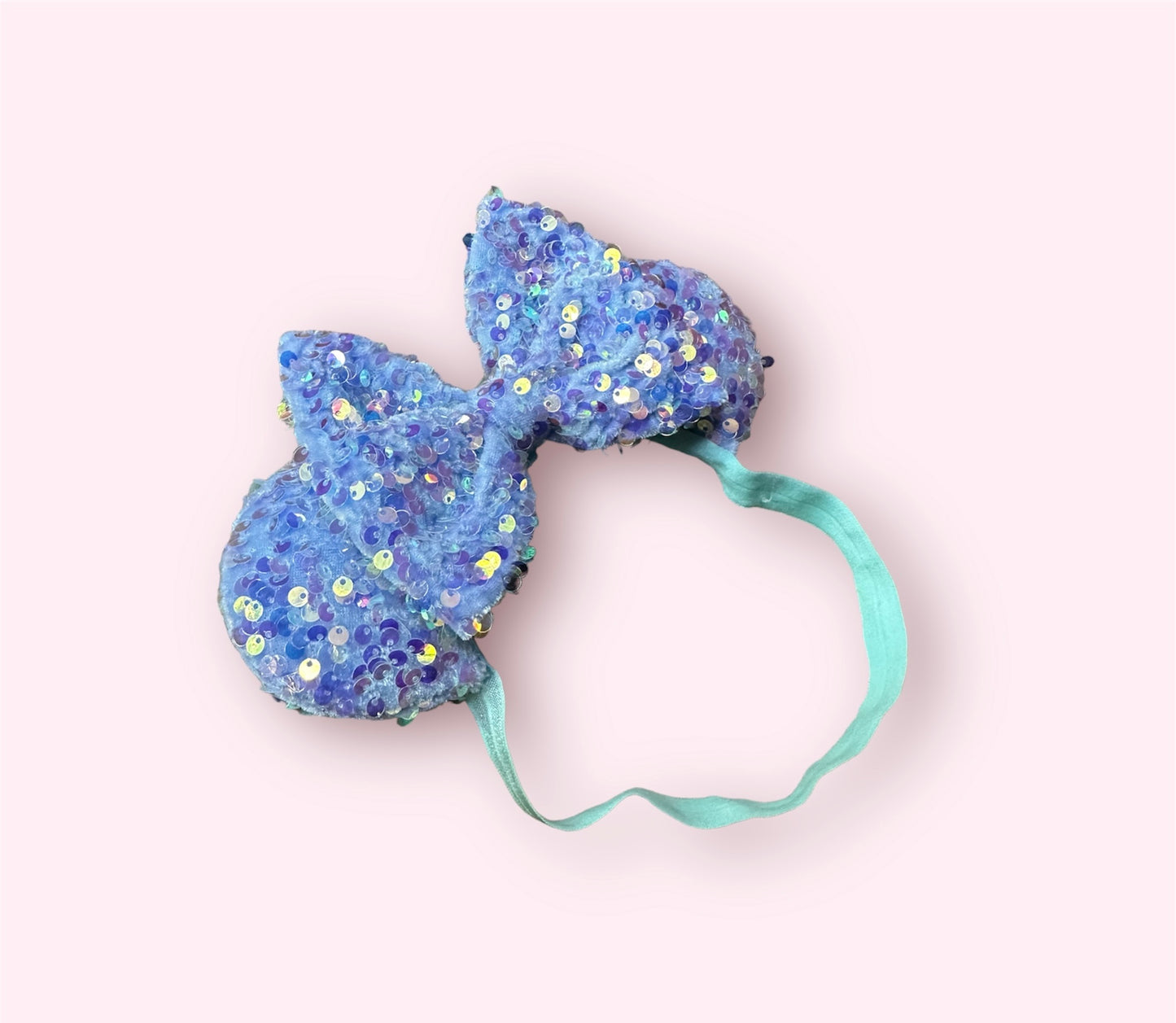 MINI BLUE LAGOON VELVET SEQUIN