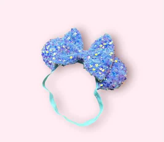 MINI BLUE LAGOON VELVET SEQUIN