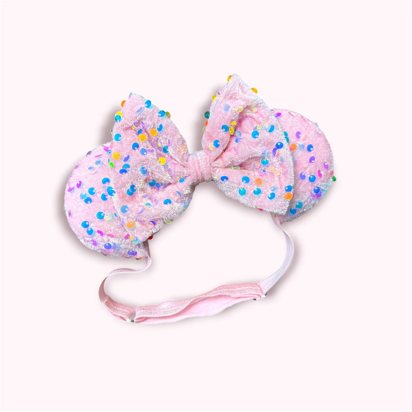 FAIRYTALES HAPPEN - PINK VELVET SEQUIN