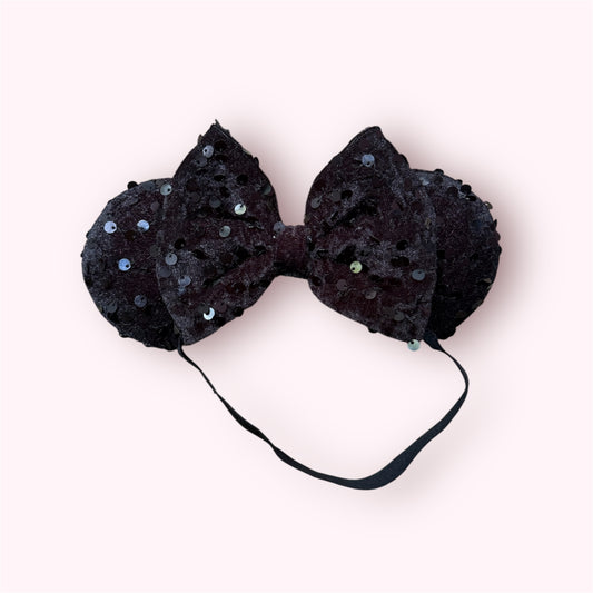 MINI STARLIGHT BLACK VELVET SEQUIN