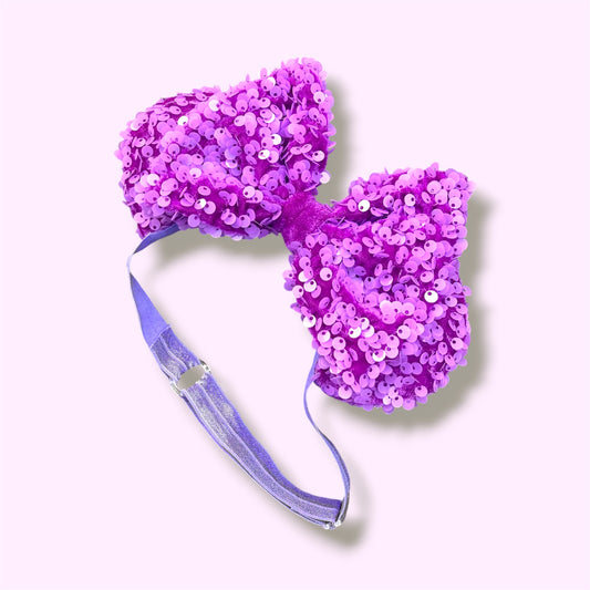 IMAGINATION PURPLE VELVET SEQUIN