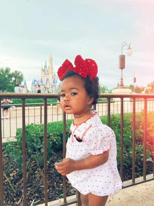 BRIGHT RUBY SEQUIN MINI