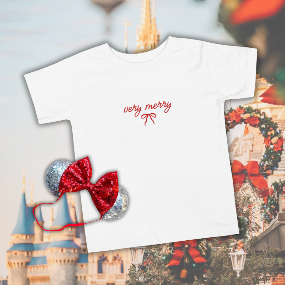 VERY MERRY // toddler tee!