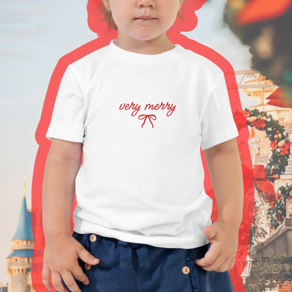 VERY MERRY // toddler tee!