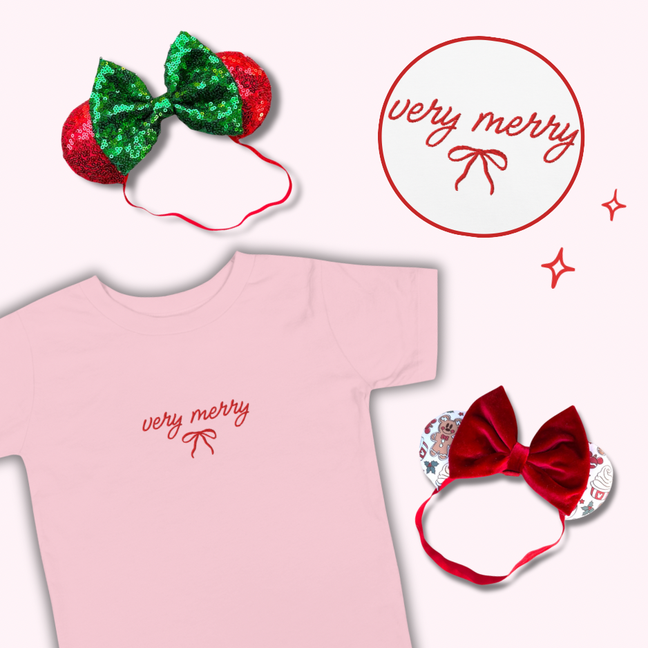 VERY MERRY // toddler tee!