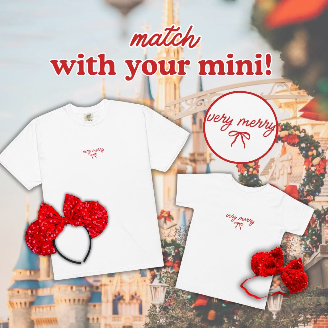 VERY MERRY TEE // unisex comfort colors!