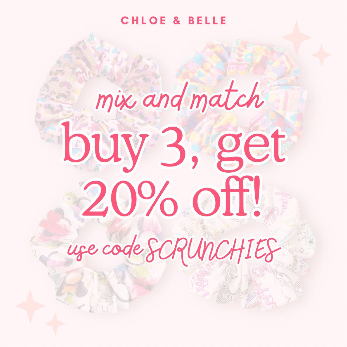 MAGIC BADGES // SCRUNCHIE