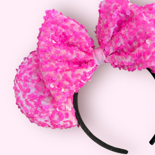 FLORA PINK VELVET SEQUIN