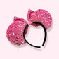 BRIAR ROSE PINK VELVET SEQUIN