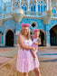 BRIAR ROSE PINK VELVET SEQUIN
