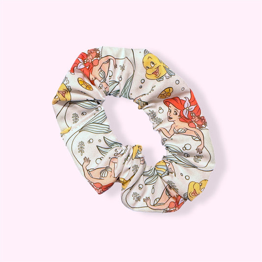 UNDER THE SEA PRINCESS // SCRUNCHIE!
