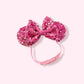 BRIAR ROSE PINK VELVET SEQUIN