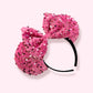 BRIAR ROSE PINK VELVET SEQUIN