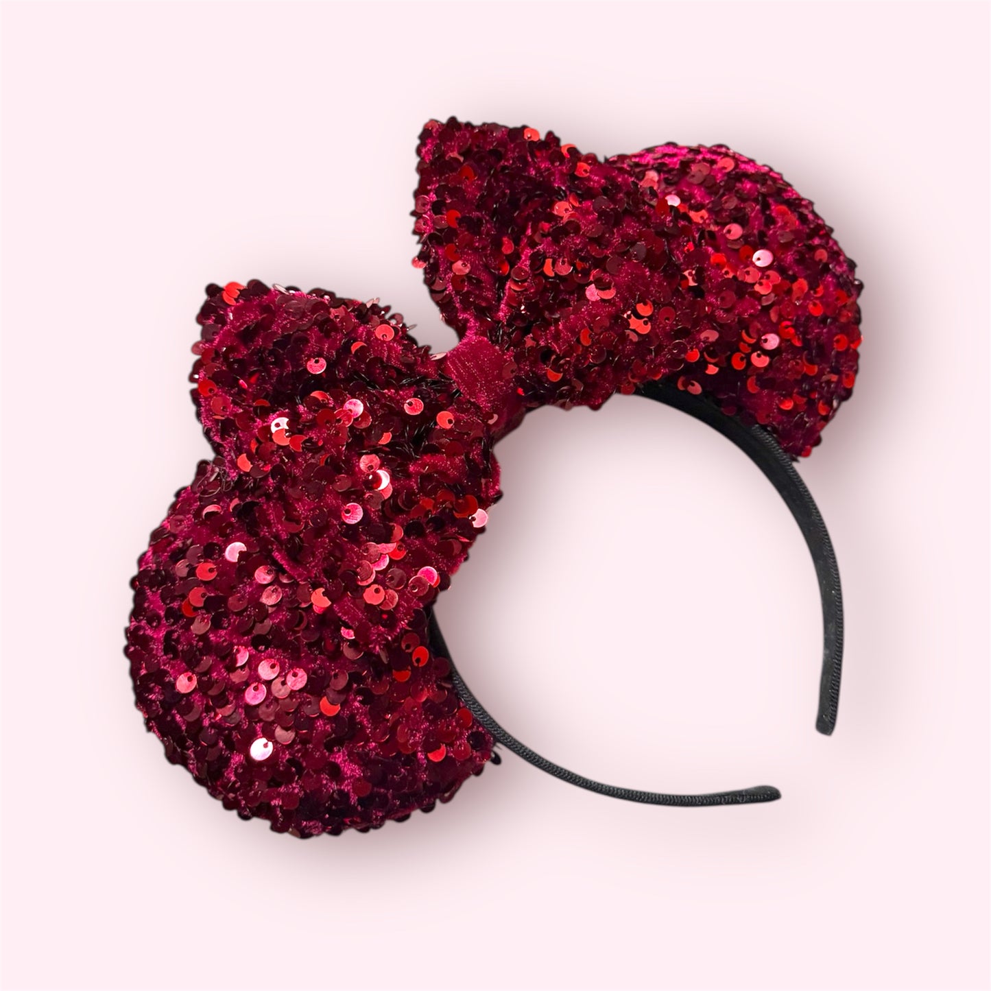 BURGUNDY VELVET SEQUIN