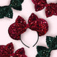 BURGUNDY VELVET SEQUIN