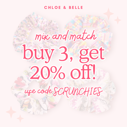 HELLO YELLOW CHIPMUNKS // Scrunchies!