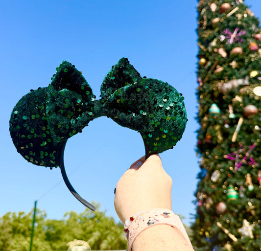 EVERGREEN VELVET SEQUIN