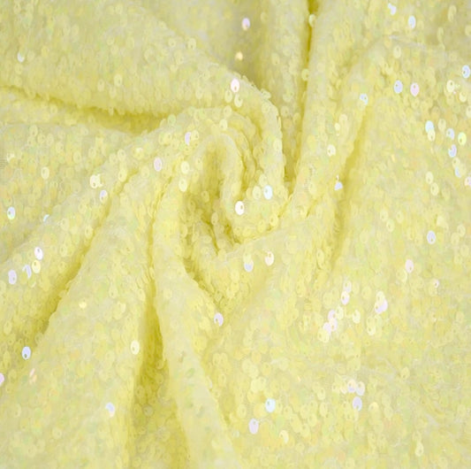LEMON VELVET SEQUIN
