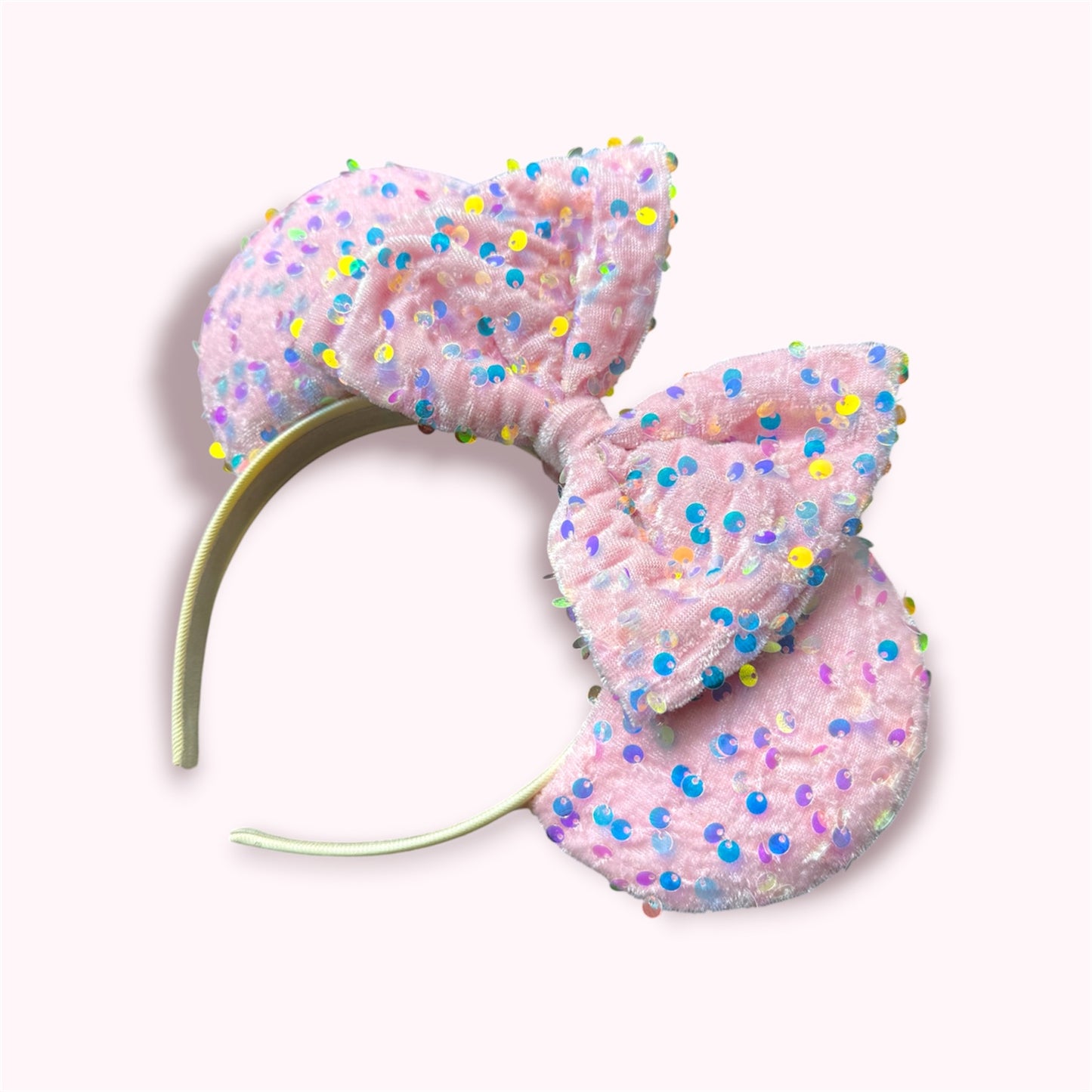 FAIRYTALES HAPPEN - PINK VELVET SEQUIN
