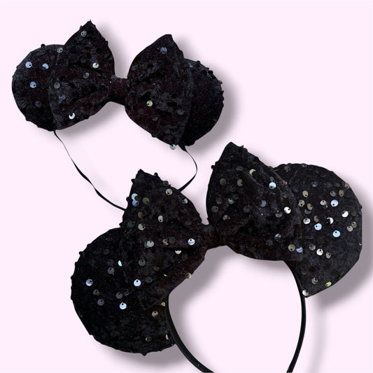 BLACK VELVET SEQUIN