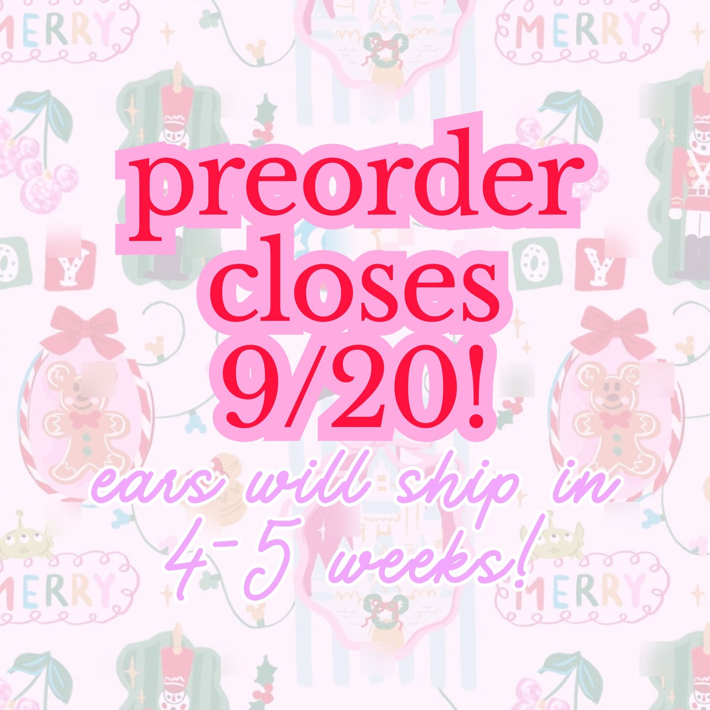 FLASH PREORDER - CHRISTMAS WHIMSY!