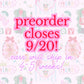 FLASH PREORDER - CHRISTMAS WHIMSY!