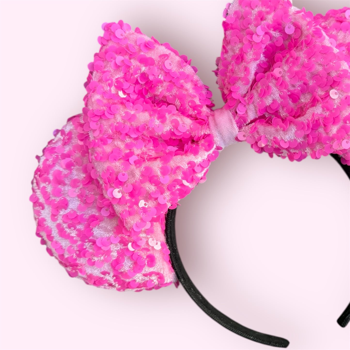 FLORA PINK VELVET SEQUIN