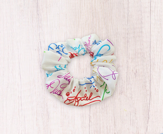 MAGICAL AUTOGRAPHS // SCRUNCHIE